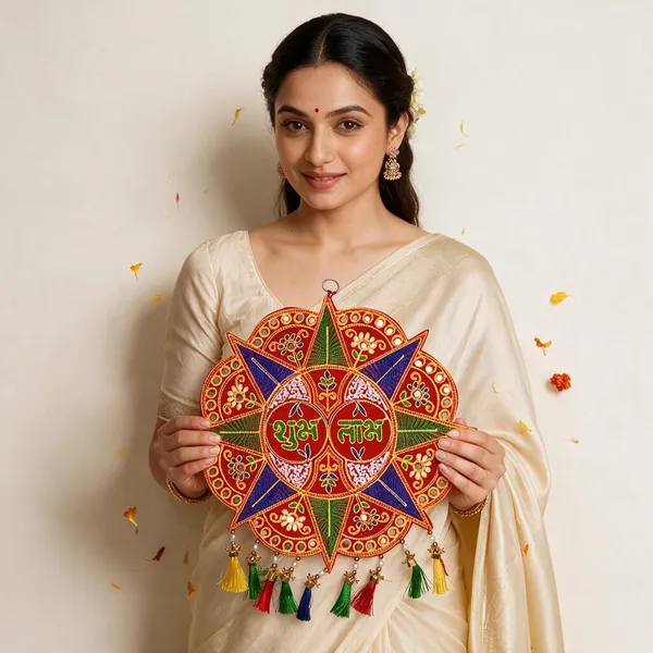Velvet_Festive_Traditional_Shubh_Labh_Embroidered_Wall_Hanging
