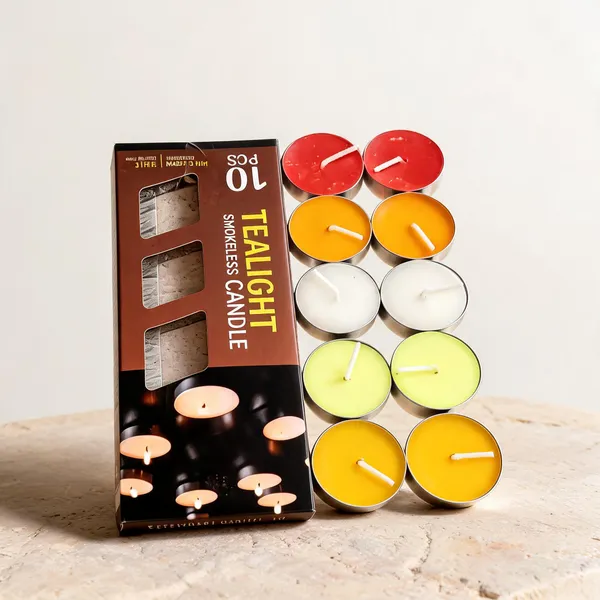 Wax_Festive_Multicolour_Smokeless_Tealight_Candle_Set