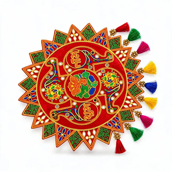 Velvet_Festive_Ganesha_Embroidered_Rangoli_Mat