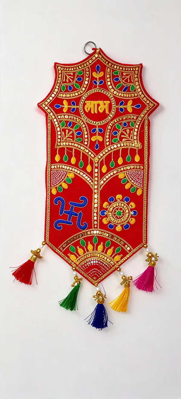 Velvet_Traditional_Embroidered_Religious_Wall_Hanging