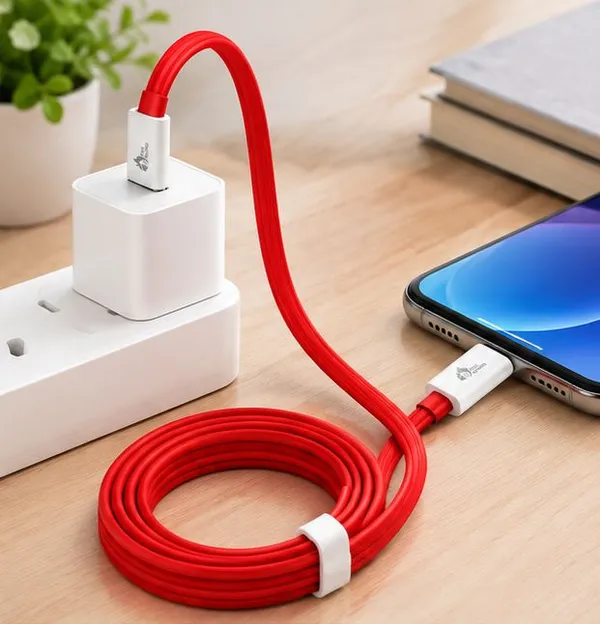 Firesound_USB_Type_C_Cable_1_m_FSDT-022_(Compatible_with_Mobile,_Tablet,_Red,_White,_One_Cable,_USB_Type_A_To_USB_Type_C)