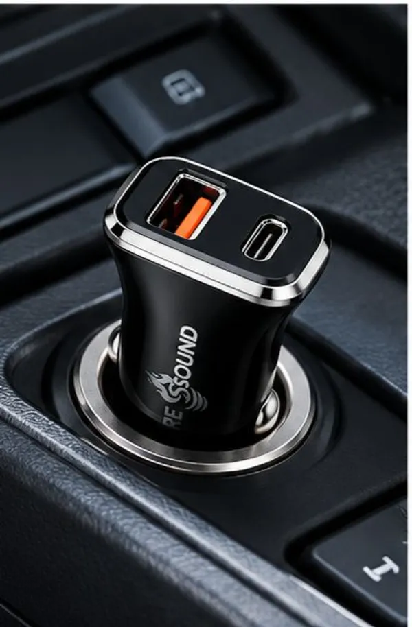 Firesound_100_Amp_Turbo_Car_Charger_(Black,_With_USB_Cable)