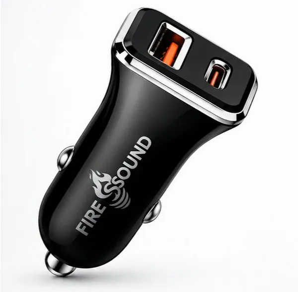 Firesound_100_Amp_Turbo_Car_Charger_(Black,_With_USB_Cable)