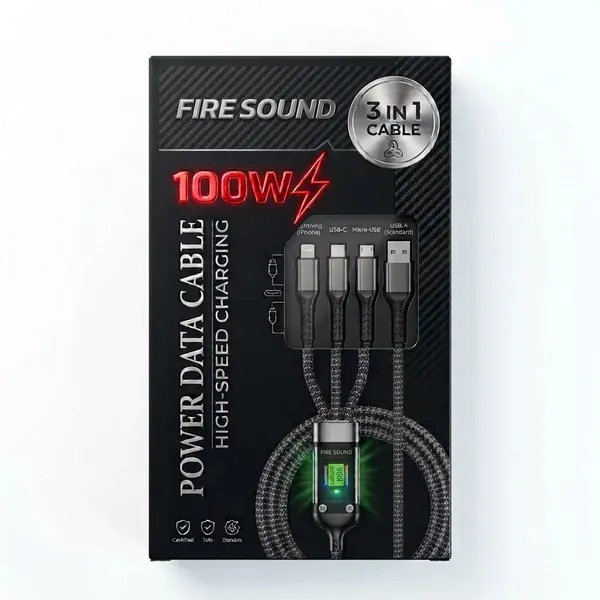 Firesound_Type_C_1_m_FSCR-041_(Compatible_with_MOBILE,_Black,_One_Cable,_NA)