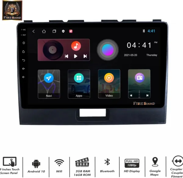Fire_sound_OLD_WAGAN_R_9INCH_HD_ANDROID_PLAYER_,2011-18_Car_Stereo_(Double_Din)