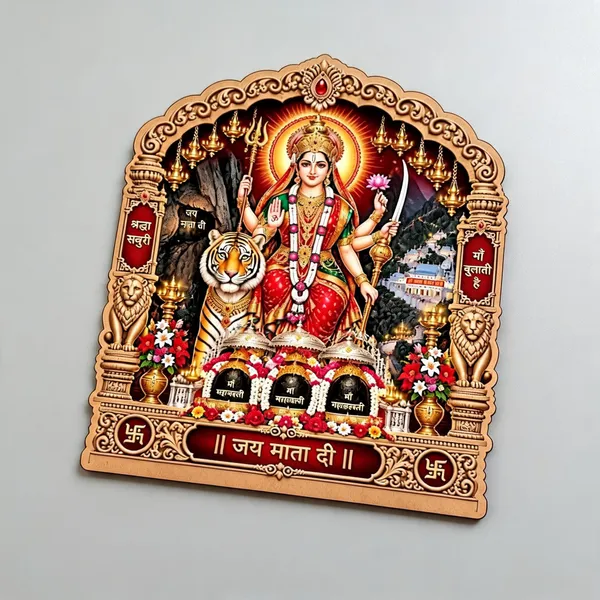 Maa_Durga_Mdf_Wooden_Devotional_Standee