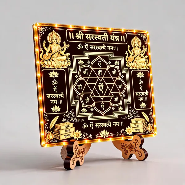 Shri_Saraswati_Yantra_Mdf_Standee_For_Knowledge