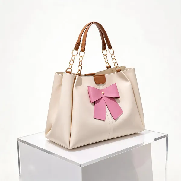 Raez_Cream_Pu_Bow_Detail_Shoulder_Handbag_For_Women