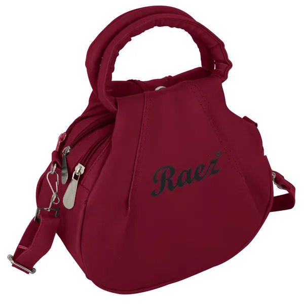 Raez_Maroon_Pu_Multiway_Sling_Bag_For_Women