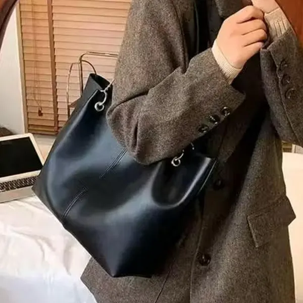 Raez_Black_Leather_Look_Shoulder_Pu_Handbag_For_Women