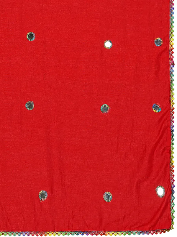 Mirror_Work_Art_Silk_Dupatta_For_Women_With_Lace_Border_Red