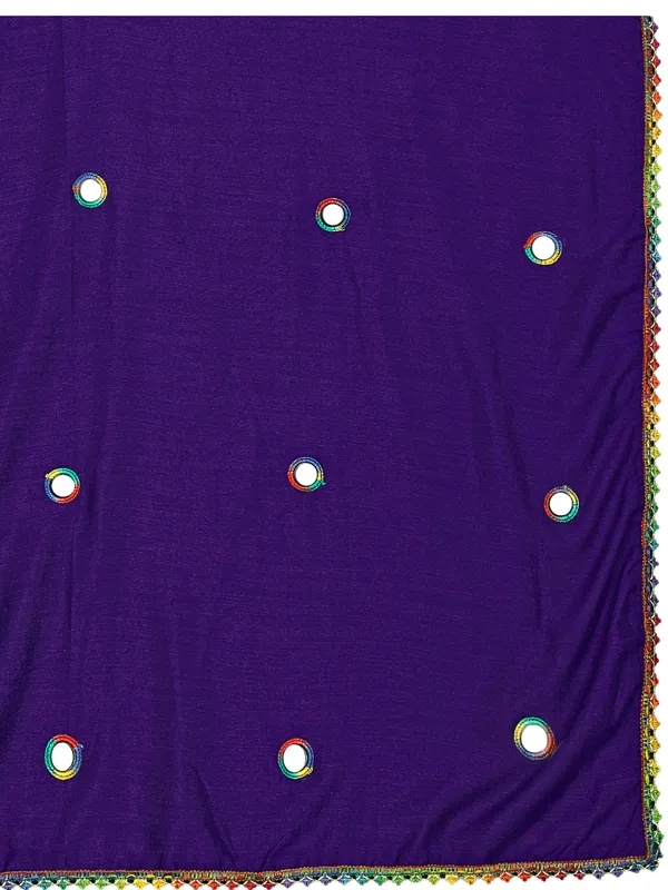 Mirror_Work_Art_Silk_Dupatta_For_Women_With_Lace_Border_Violet