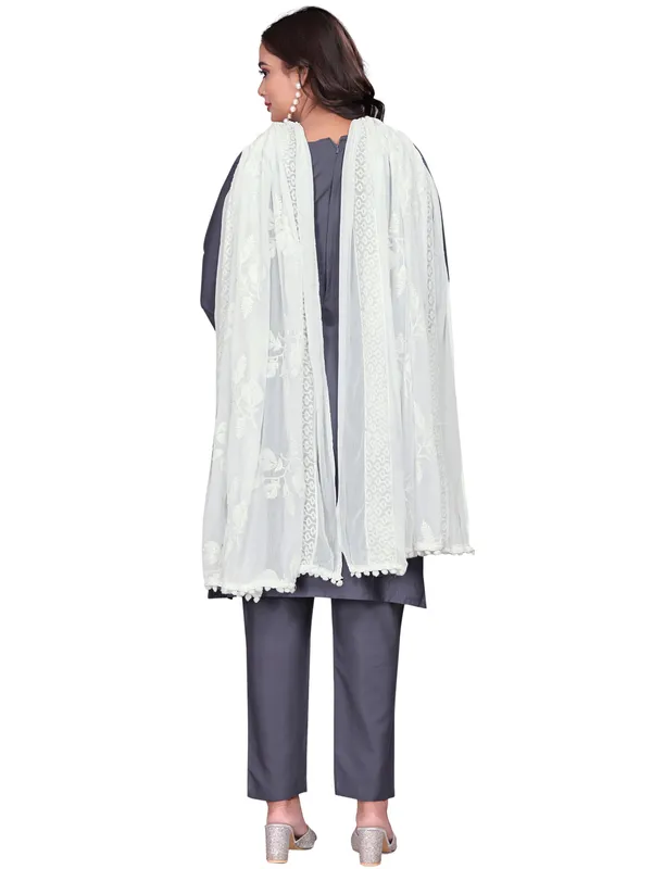 Embroidered_Chiffon_Dupatta_For_Women_With_Pom_Pom_Lace_White