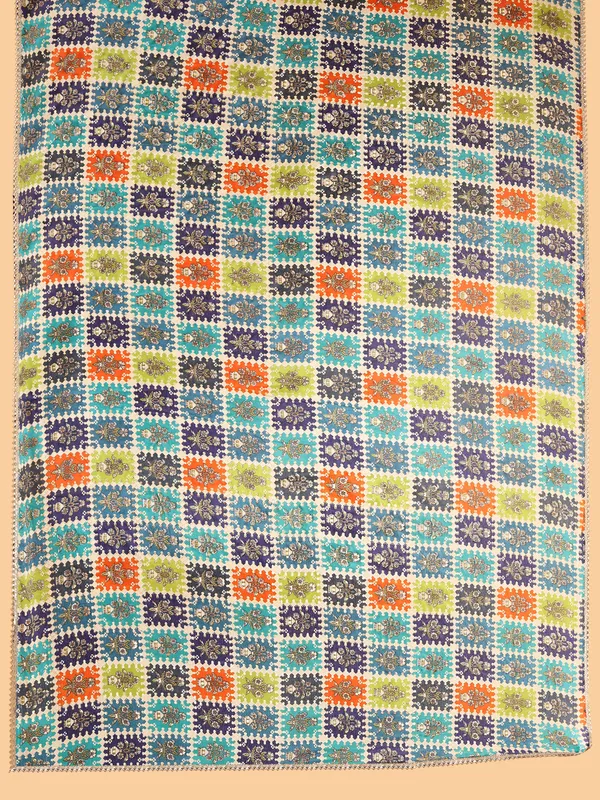 Chinon_Dupatta_With_Digital_Foil_Print_And_Lace_Border_Box_Green