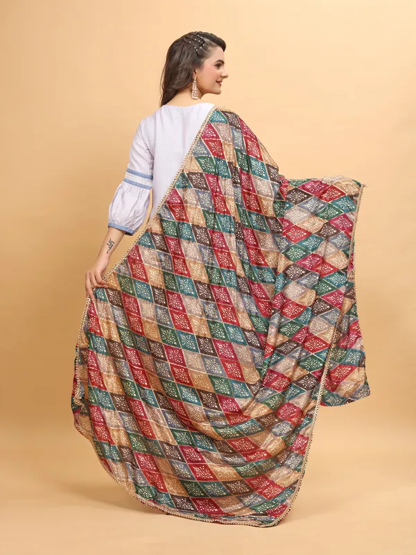 Chinon_Dupatta_With_Digital_Foil_Print_And_Lace_Border_Kajukatri