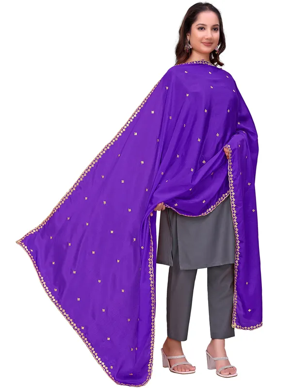 Chinon_Embroidered_Dupatta_With_Sequin_Butti_Scalloped_Border_Violet