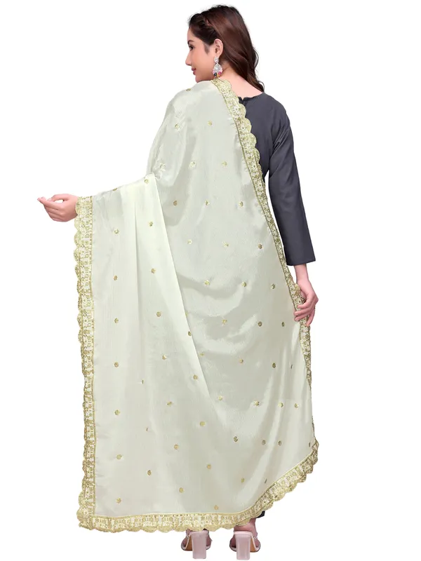 Chinon_Sequin_Embroidered_Dupatta_With_Scalloped_Floral_Border_White