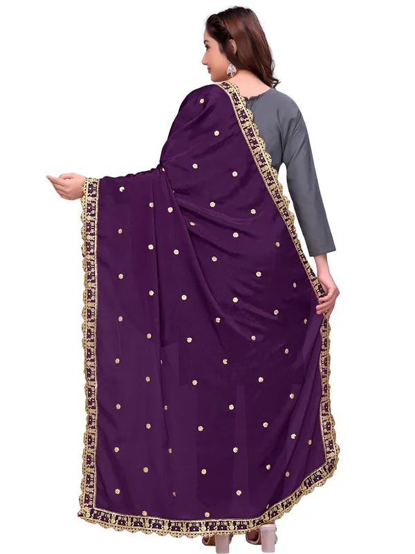 Chinon_Sequin_Embroidered_Dupatta_With_Scalloped_Floral_Border_Wine