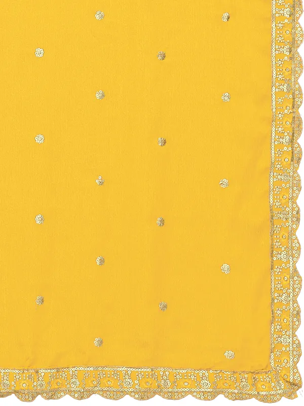 Chinon_Sequin_Embroidered_Dupatta_With_Scalloped_Floral_Border_Yellow
