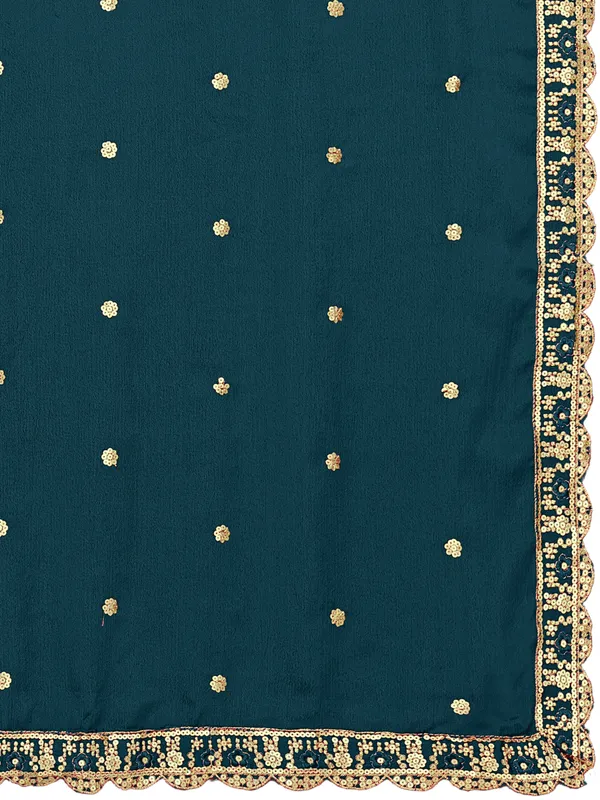 Chinon_Sequin_Embroidered_Dupatta_With_Scalloped_Floral_Border_Navy_Blue