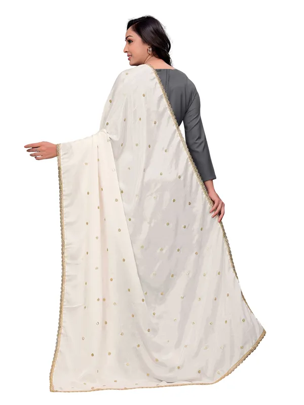 Chinon_Sequin_Butti_Dupatta_With_Scalloped_Zari_Lace_Border_Off_White