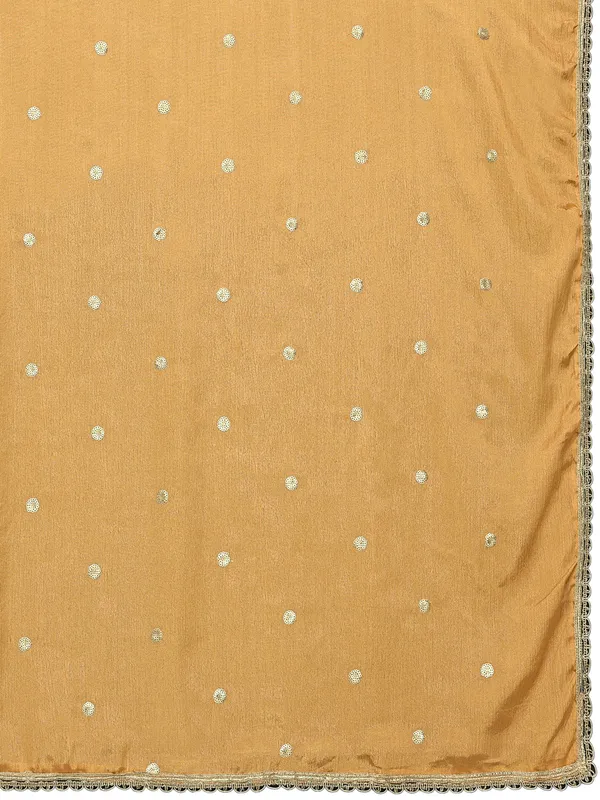 Chinon_Sequin_Butti_Dupatta_With_Scalloped_Zari_Lace_Border_Gold