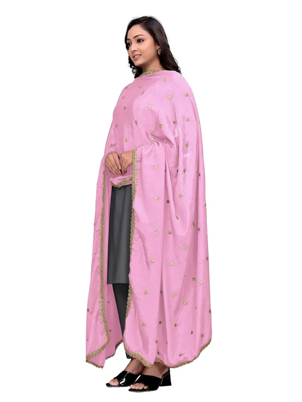 Chinon_Sequin_Butti_Dupatta_With_Scalloped_Zari_Lace_Border_Light_Pink