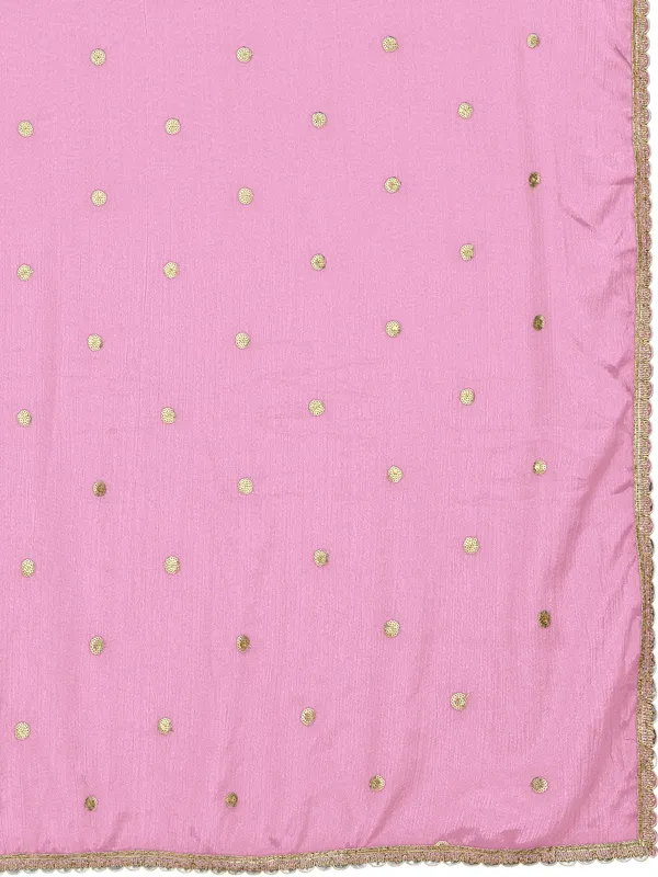 Chinon_Sequin_Butti_Dupatta_With_Scalloped_Zari_Lace_Border_Light_Pink