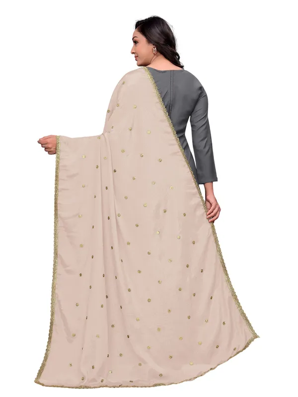 Chinon_Sequin_Butti_Dupatta_With_Scalloped_Zari_Lace_Border_Beige