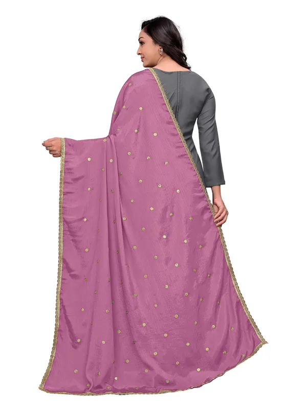 Chinon_Sequin_Butti_Dupatta_With_Scalloped_Zari_Lace_Border_Onion_Pink