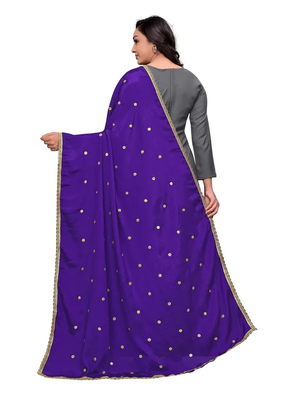 Chinon_Sequin_Butti_Dupatta_With_Scalloped_Zari_Lace_Border_Violet