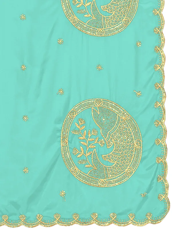 Crepe_Art_Silk_Dupatta_With_Zari_Embroidered_Fish_Motifs_Sky_Blue