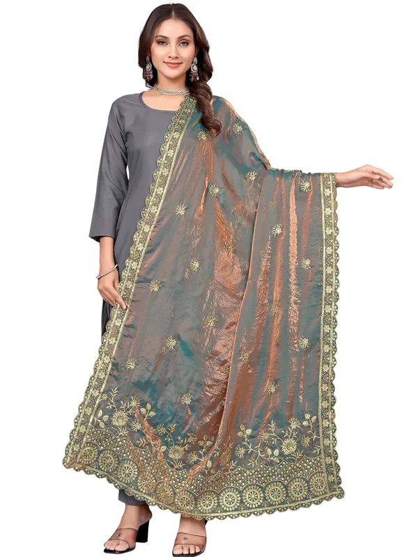 Art_Silk_Dupatta_With_Heavy_Zari_Sequin_Embroidered_Border_Sky_Blue
