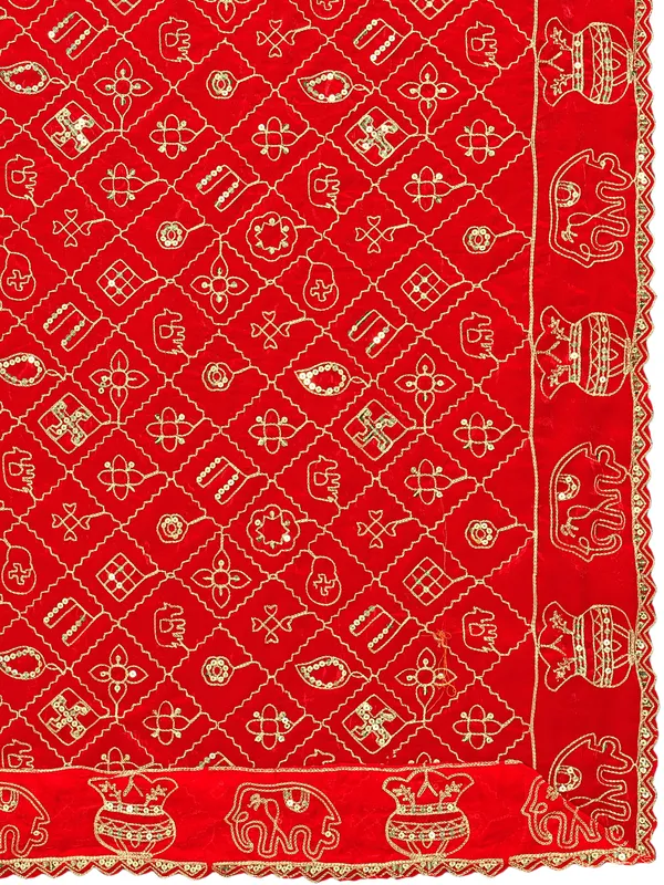 Art_Silk_Embroidered_Dupatta_With_Elephant_Kalash_Motifs_Red