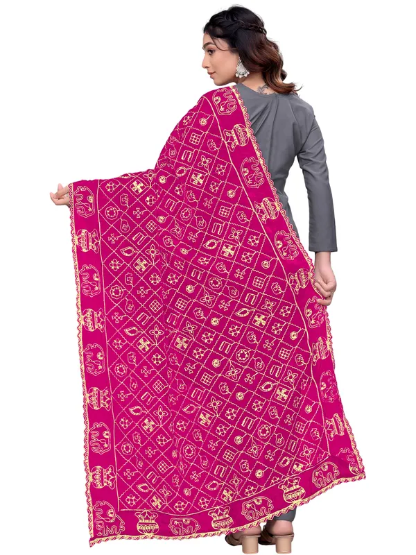 Art_Silk_Embroidered_Dupatta_With_Elephant_Kalash_Motifs_Pink