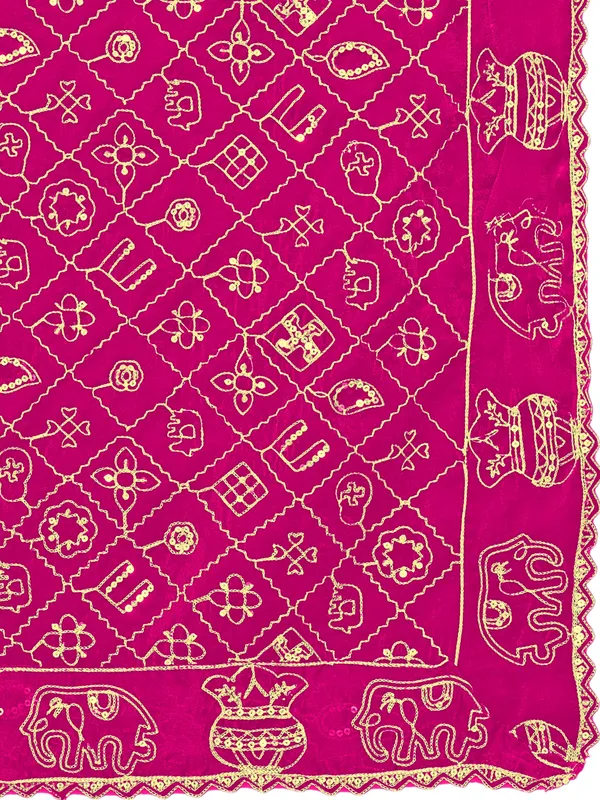 Art_Silk_Embroidered_Dupatta_With_Elephant_Kalash_Motifs_Pink