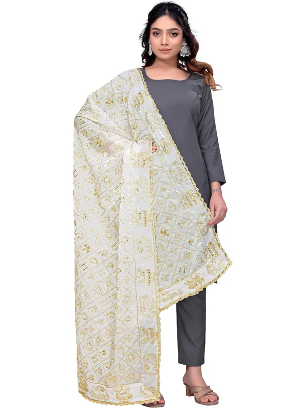 Art_Silk_Embroidered_Dupatta_With_Elephant_Kalash_Motifs_White