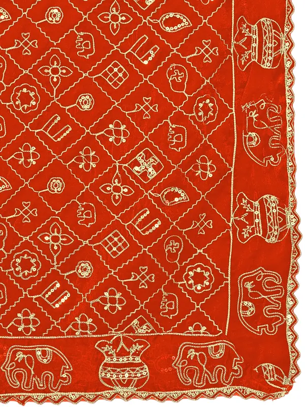 Art_Silk_Embroidered_Dupatta_With_Elephant_Kalash_Motifs_Rust