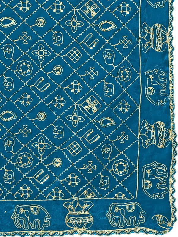 Art_Silk_Embroidered_Dupatta_With_Elephant_Kalash_Motifs_Kerosin_Blue