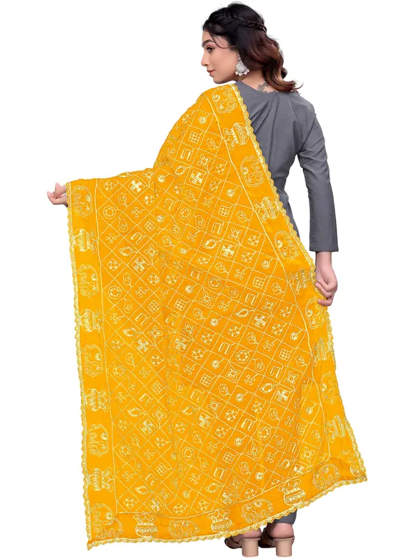 Art_Silk_Embroidered_Dupatta_With_Elephant_Kalash_Motifs_Yellow