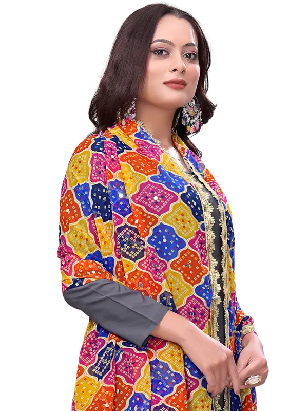 Georgette_Bandhani_Leheriya_Print_Dupatta_With_Mirror_Work_Multi_Colour2