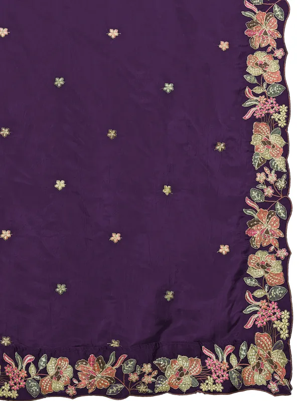 Art_Silk_Crush_Floral_Embroidered_Dupatta_With_Sequin_Work_Wine