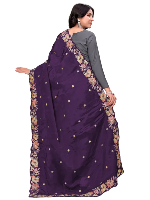 Art_Silk_Crush_Floral_Embroidered_Dupatta_With_Sequin_Work_Wine