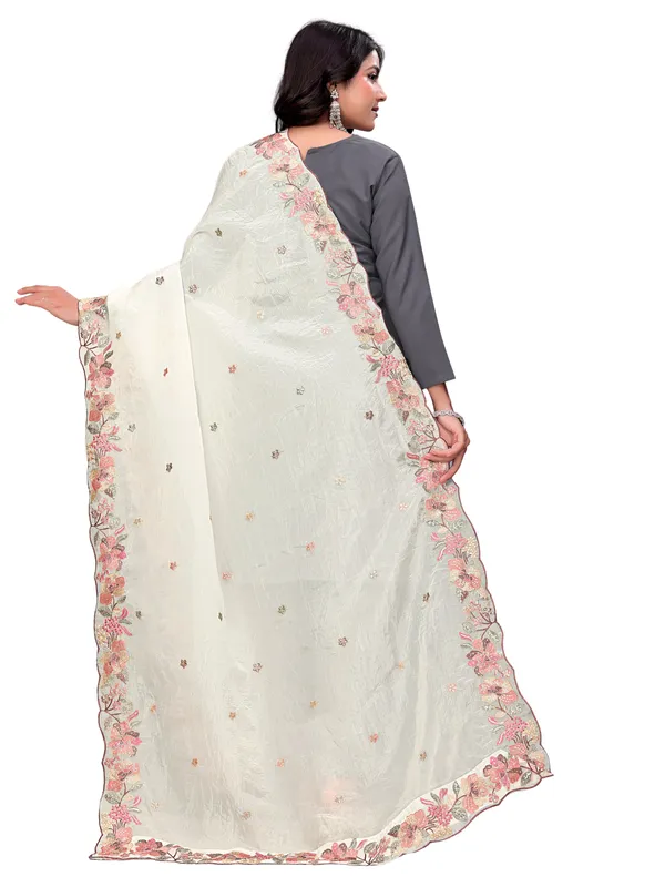 Art_Silk_Crush_Floral_Embroidered_Dupatta_With_Sequin_Work_White