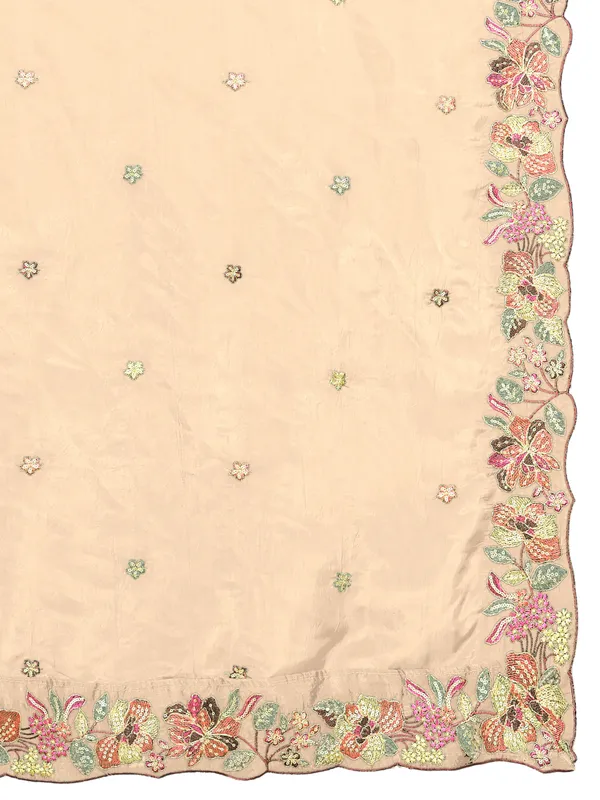 Art_Silk_Crush_Floral_Embroidered_Dupatta_With_Sequin_Work_Cream