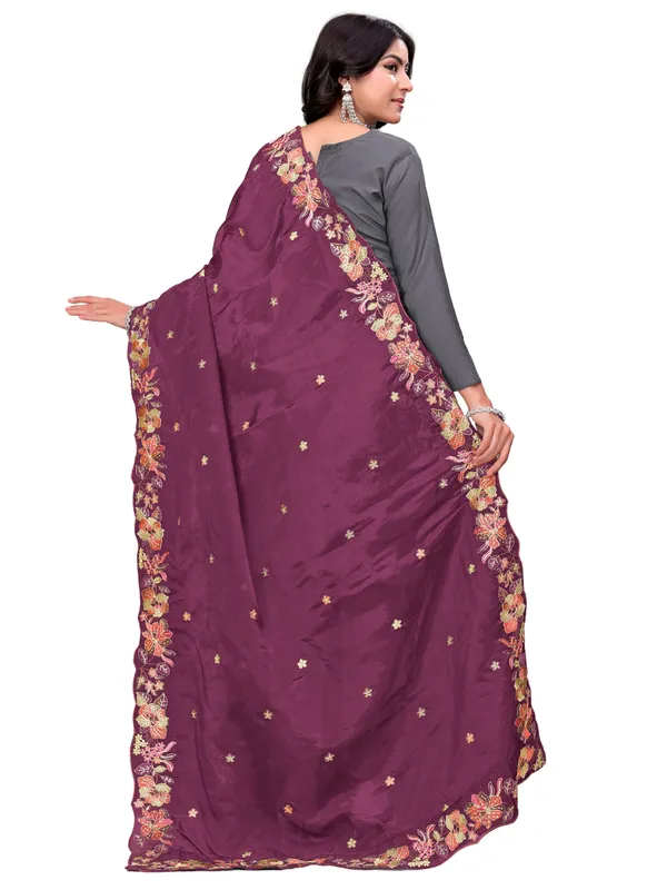 Art_Silk_Crush_Floral_Embroidered_Dupatta_With_Sequin_Work_Light_Maroon
