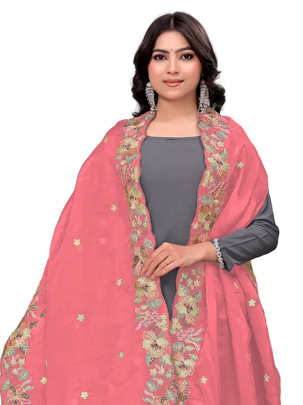Art_Silk_Crush_Floral_Embroidered_Dupatta_With_Sequin_Work_Gajari
