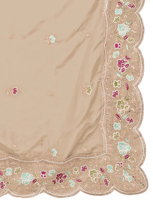 Embroidered_Art_Silk_Dupatta_With_Scalloped_Cutwork_Border_Beige