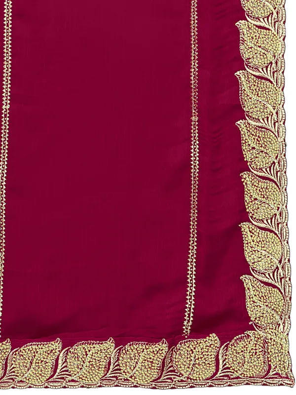 Glossy_Chiffon_Dupatta_With_Leaf_Cutwork_Border_Stone_Work_Pink