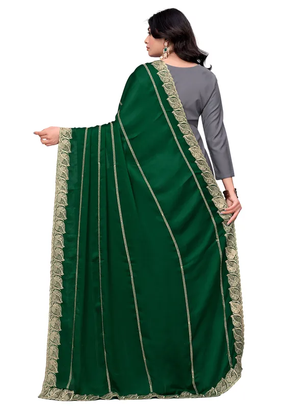 Glossy_Chiffon_Dupatta_With_Leaf_Cutwork_Border_Stone_Work_Green